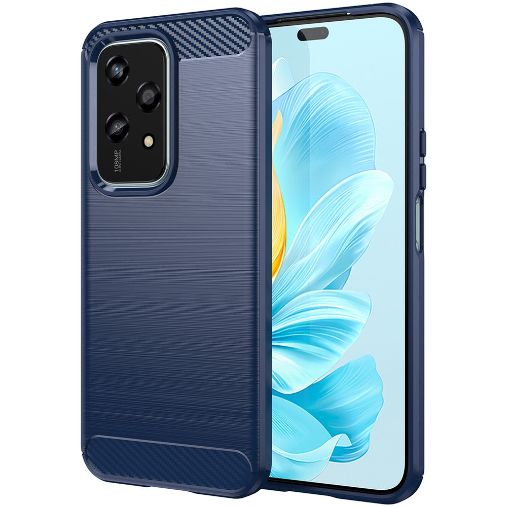 For Honor 200 Lite Carbon Fiber Texture Soft TPU Protective Phone Cover