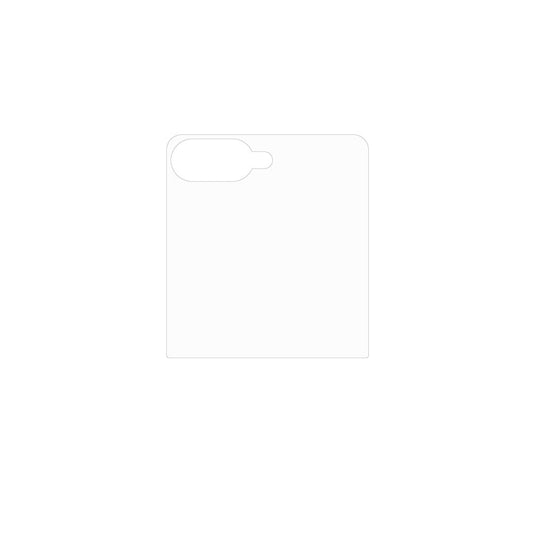 Galaxy Z Flip8 – Transparente Handyhülle, mit Displayschutz