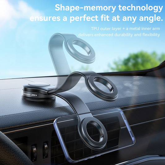 Auto-Handyhalterung – JOYROOM JR-ZS518 Bendable Magnetic Phone Holder Flexible Arm Car Phone Mount for Dashboard Windshield
