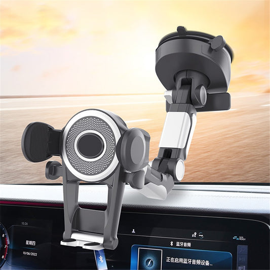 Auto-Handyhalterung – X0666 Multifunction Car Dashboard Phone Holder Adjustable Windshield Cell Phone Mount X0666 Multifunktions-Auto-Armaturenbrett-Telefonhalter, verstellbare Windschutzscheiben-Handyhalterung für Fahrzeuge, LKWs