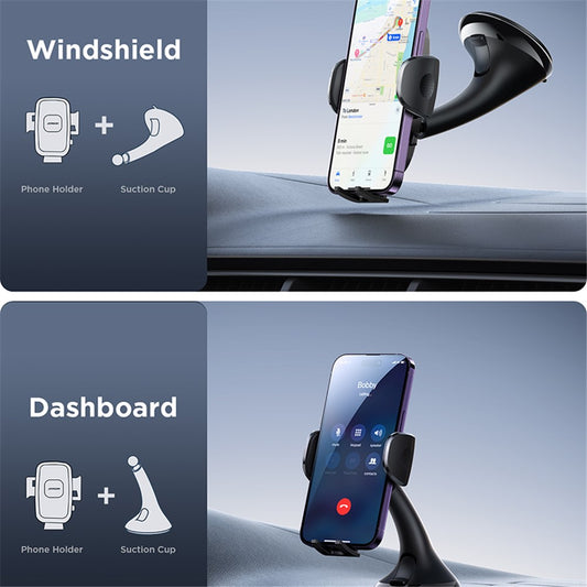 Auto-Handyhalterung – JOYROOM JR-ZS259 Car Suction Cup Mount Universal Phone Holder for Windshield / Dashboard