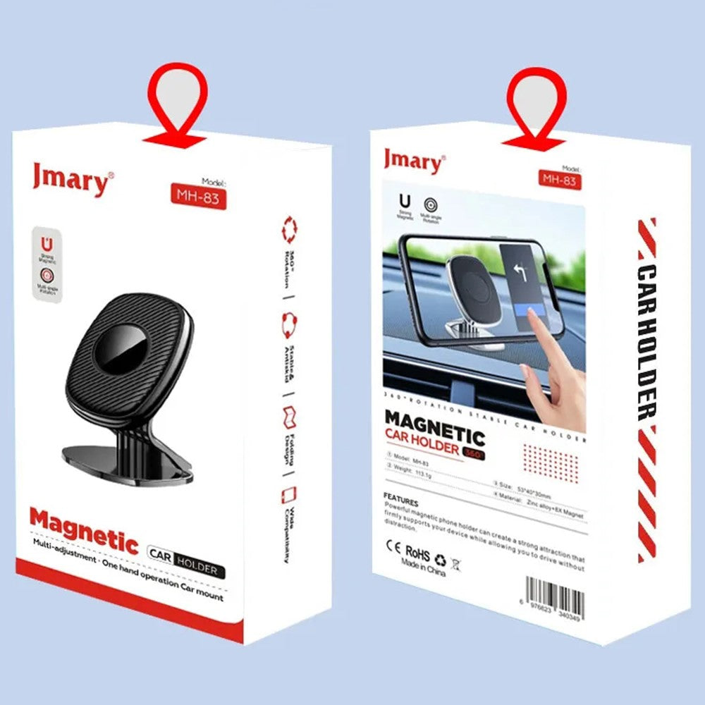 JMARY MH-83 Magnetische Kfz-Handyhalterung – Drehbar