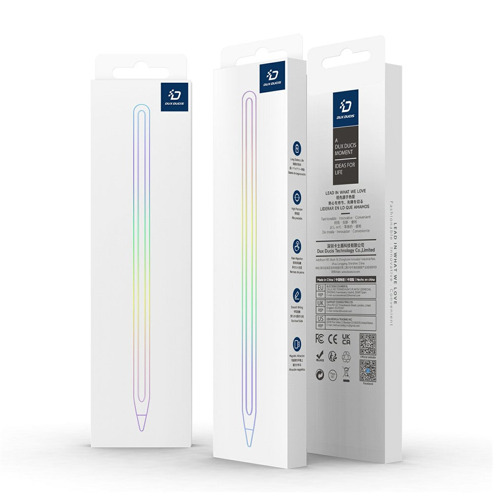 DUX DUCIS SP-06 Aktiver Stift – Für iPad, mit Display, Neigungserkennung & Handballenerkennung (Palm Rejection), Ersatzspitze