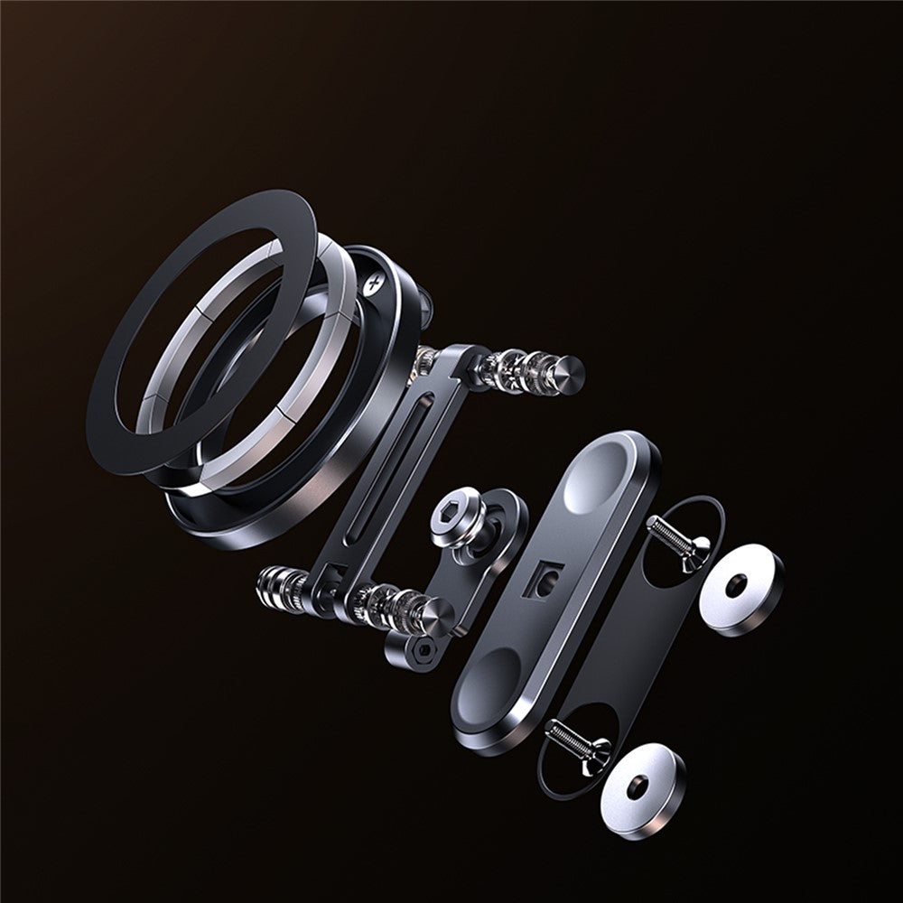 Z25 360 Degree Rotating Dual-Sided Magnetic Phone Stand Foldable Compatible with MagSafe Gym Travel Phone Holder for iPhone 17 / 16 / 15 / 14 / Samsung / Galaxy