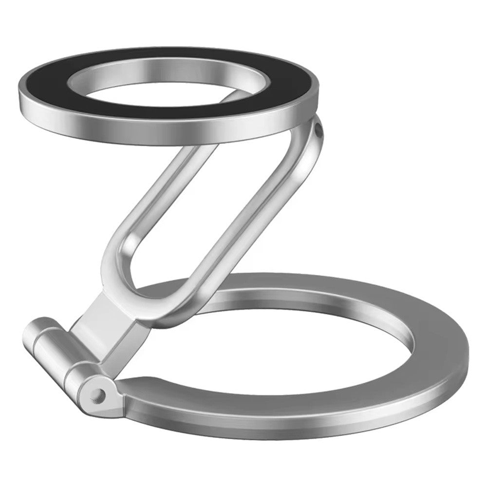 Double-Sided Magnetic Phone Stand Ring Holder Compatible with MagSafe 360 Degree Adjustable Metal Stand for iPhone 17 / 16 / 15 / 14 / Samsung / Galaxy