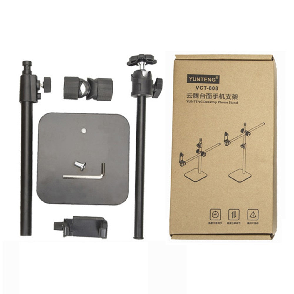 YUNTENG 808 Tischhalterung – Für Handys & Mikrofon DSLR-Kameras