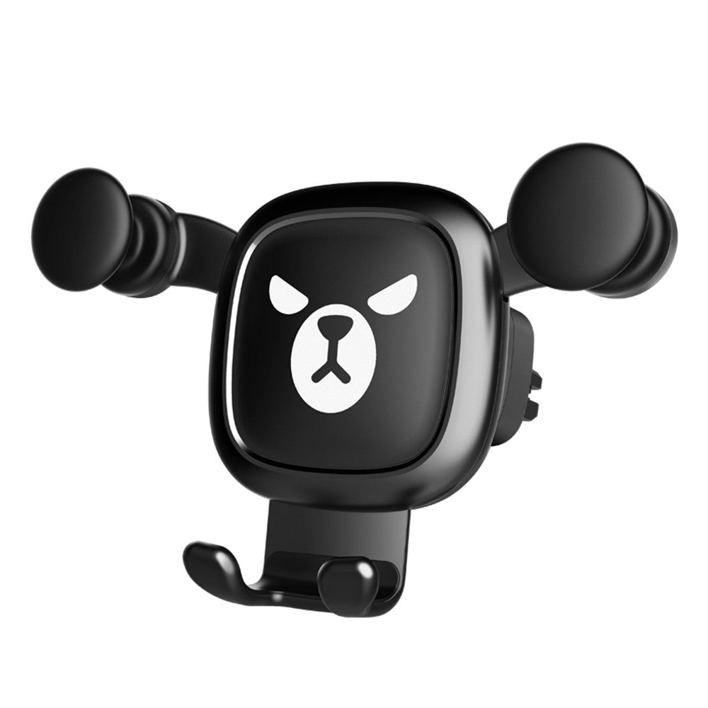 Cartoon Creative Gravity Car Bracket Air Outlet Phone Holder