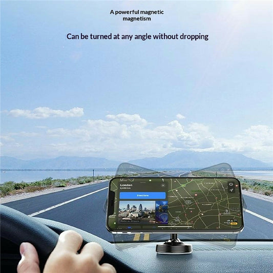 Auto-Handyhalterung – LDNIO MG08 Mini-Magnet-Autotelefonhalter, 360-Grad-Drehung, universeller Desktop-Autohalterungsständer