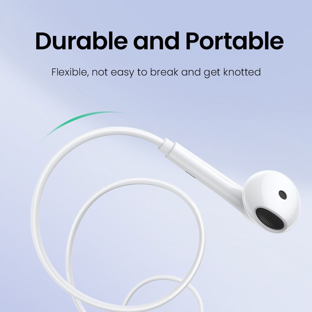UGREEN 60692 HiTune In-Ear Kopfhörer – 3,5-mm-Headset, mit Mikrofon, Lautstärkeregelung, kompatibel mit iPhone, PS5, PS4, Xbox, iPad, MP3-Player & Laptop