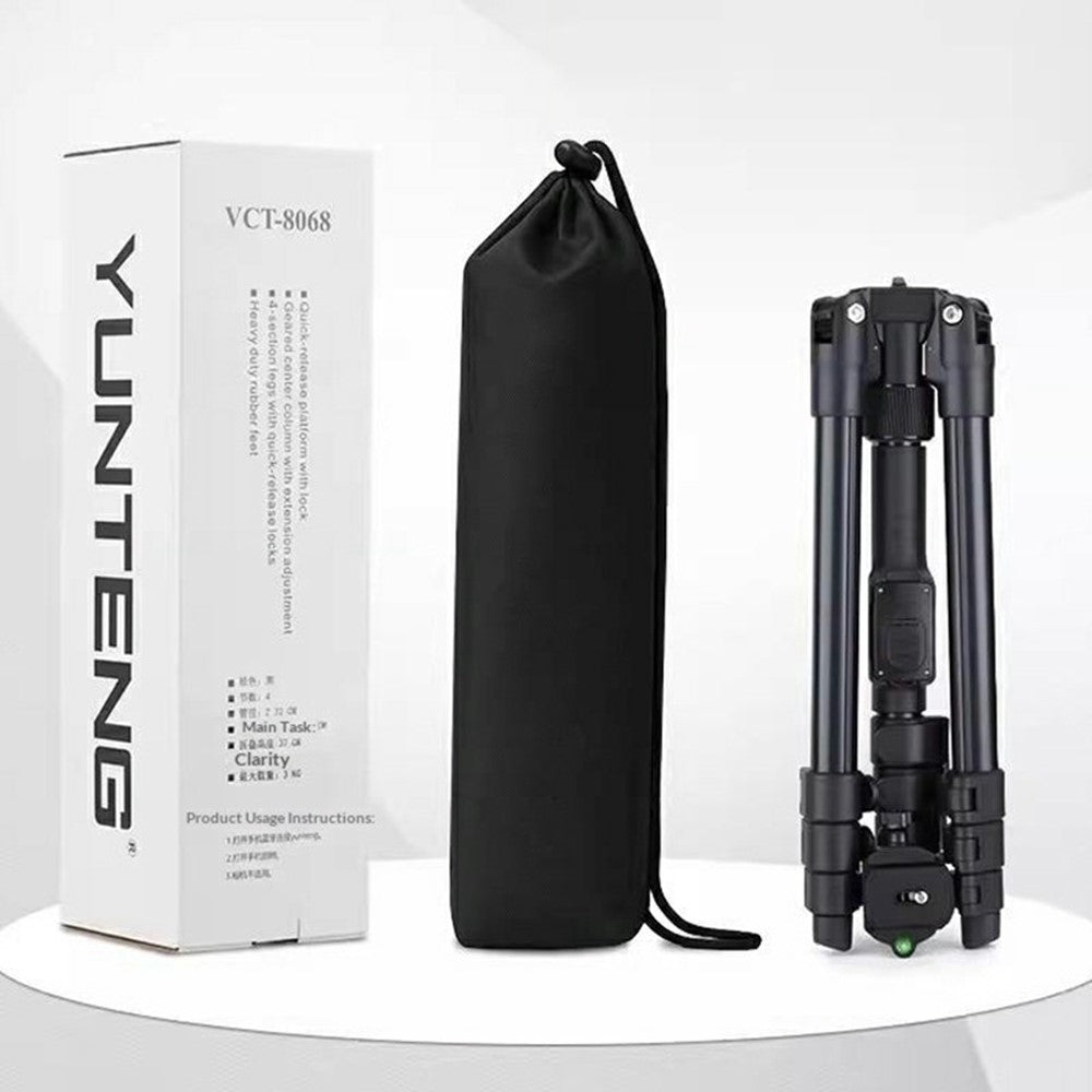 YUNTENG VCT-8068 Kamerastativ – Mit Fernbedienung, 1,98 m verstellbar, für Handys & Kameras