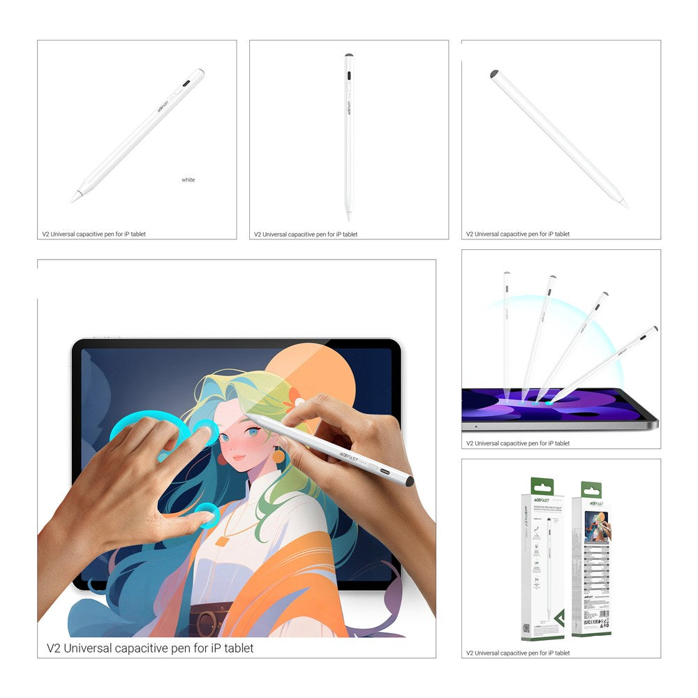 ACEFAST V2 Magnetischer kapazitiver Stift – Für iPad, aktive Erkennung
