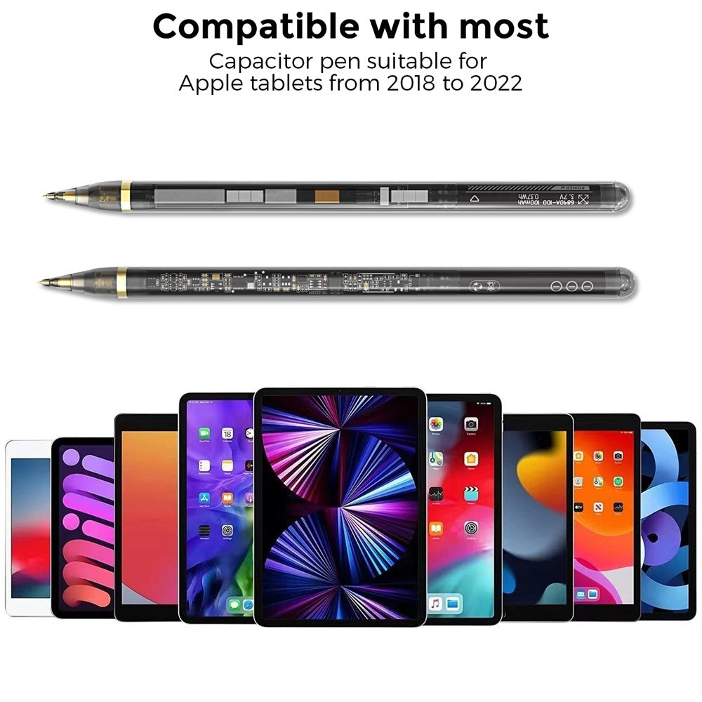 AHASTYLE PE03 Magnetischer aktiver Stift – Für Apple Tablets (2018–2022), kabellos aufladbar, mit Bluetooth-Funktion