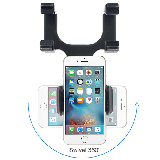 Auto-Handyhalterung – Universal Car Rearview Mirror Mount Phone Holder for iPhone Samsung Huawei GPS Smartphones