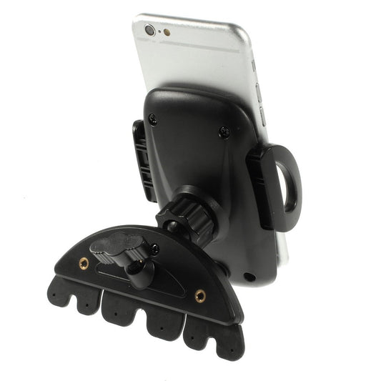 Auto-Handyhalterung – H74C81 360 Degree Rotating Ball Head Car CD Slot Mount Holder for 50-95mm Mobile Phone Tablet