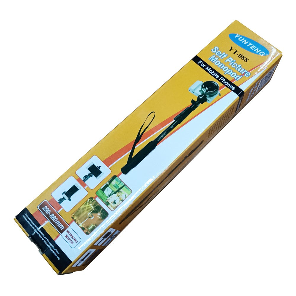 YUNPENG C-088 Selfie-Stick (Monopod) – Ausziehbar, für Handys & Kameras