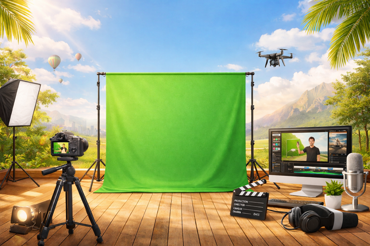 Green Screen Hintergrund