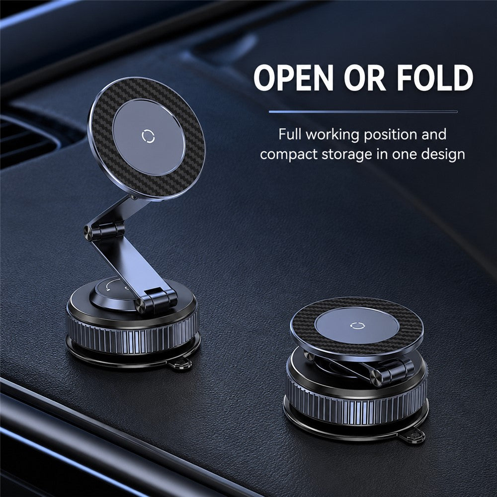 K001B Magnetic Car Phone Mount N52 Magnet 360 Degree Rotation Dashboard Stand Foldable Holder for Smartphone