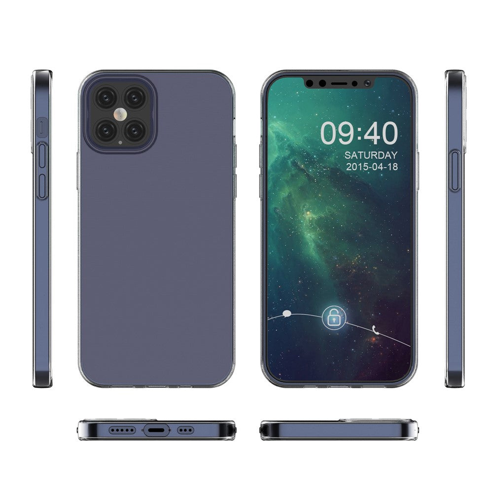iPhone 12 Pro Transparente Hülle – Kratzfest, weich & stoßfest