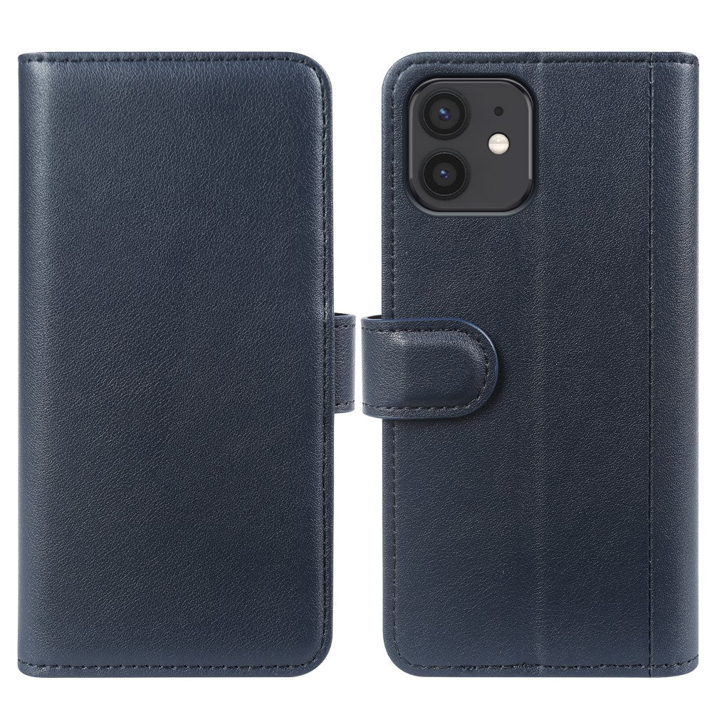 iPhone 12 Echtleder Hülle mit Kartenfach