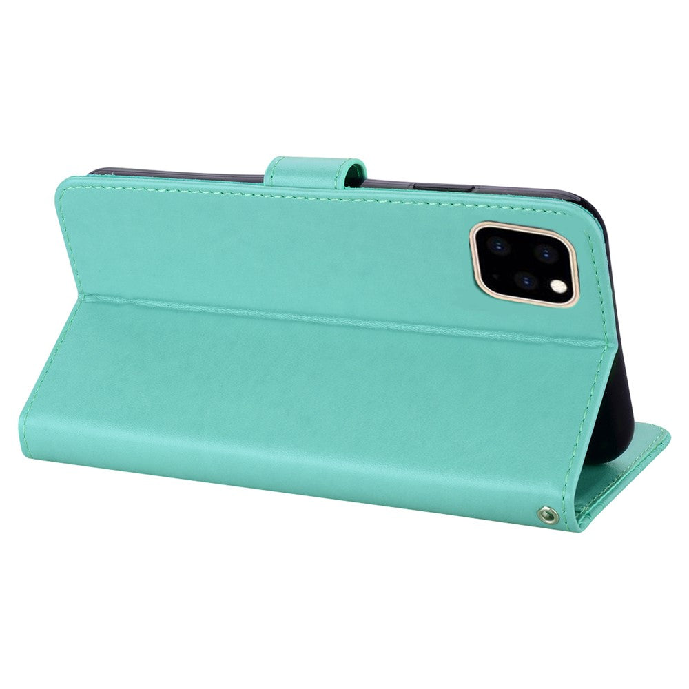 iPhone 12/12 Pro Handyhülle mit Eulenmuster & Strass-Steinen