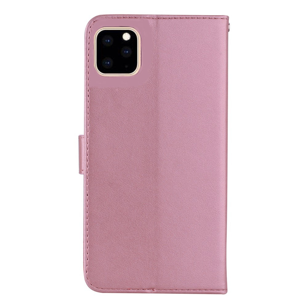 iPhone 12 mini Handyhülle mit Eulenmuster & Strass-Steinen