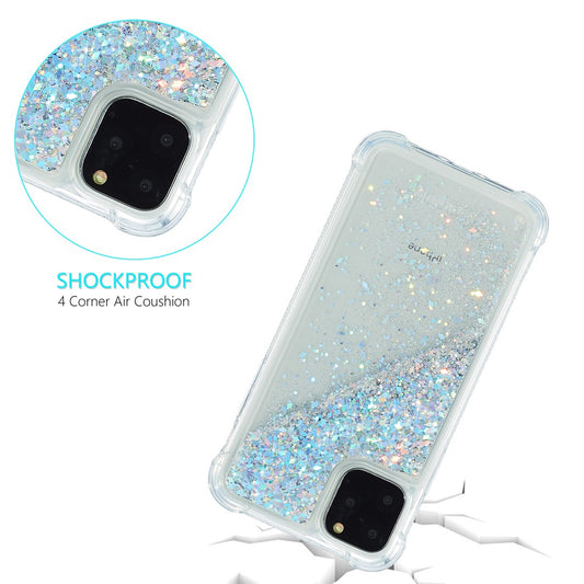 iPhone 12 mini Glitzer-Hülle – Stoßfest & mit Treibsand