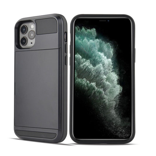 iPhone 12 Pro Max Schiebekartensteckplatz-Hülle – Mit Kratzfestem Design