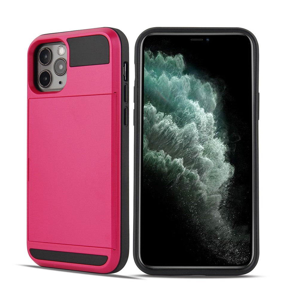 iPhone 12 Pro Max Schiebekartensteckplatz-Hülle – Mit Kratzfestem Design