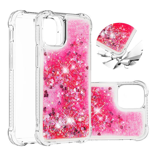 iPhone 12 Pro / 12 Glitzer-Hülle – Stoßfest & mit Treibsand