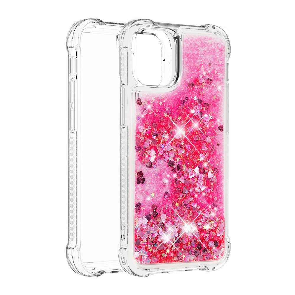 iPhone 12 Pro / 12 Glitzer-Hülle – Stoßfest & mit Treibsand