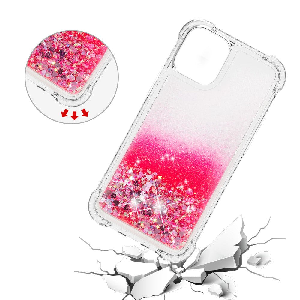 iPhone 12 Pro / 12 Glitzer-Hülle – Stoßfest & mit Treibsand