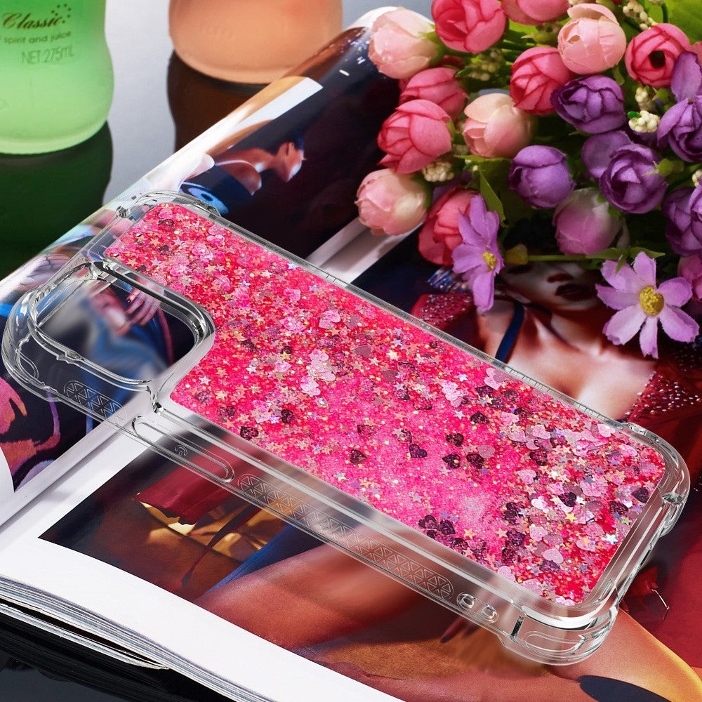 iPhone 12 Pro / 12 Glitzer-Hülle – Stoßfest & mit Treibsand