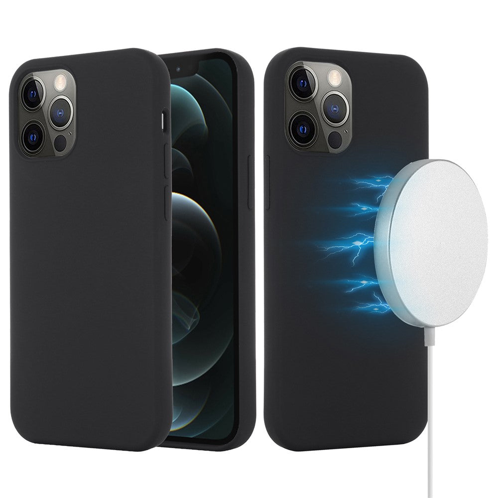 iPhone 12 / 12 Pro Magnetische Silikonhülle – Stoßfest