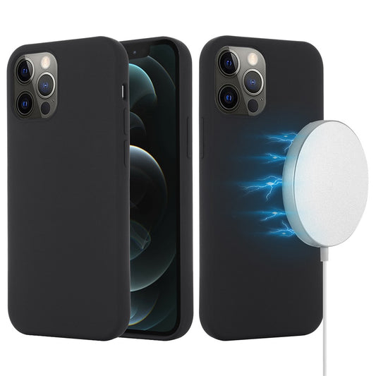 iPhone 12 / 12 Pro Magnetische Silikonhülle – Stoßfest