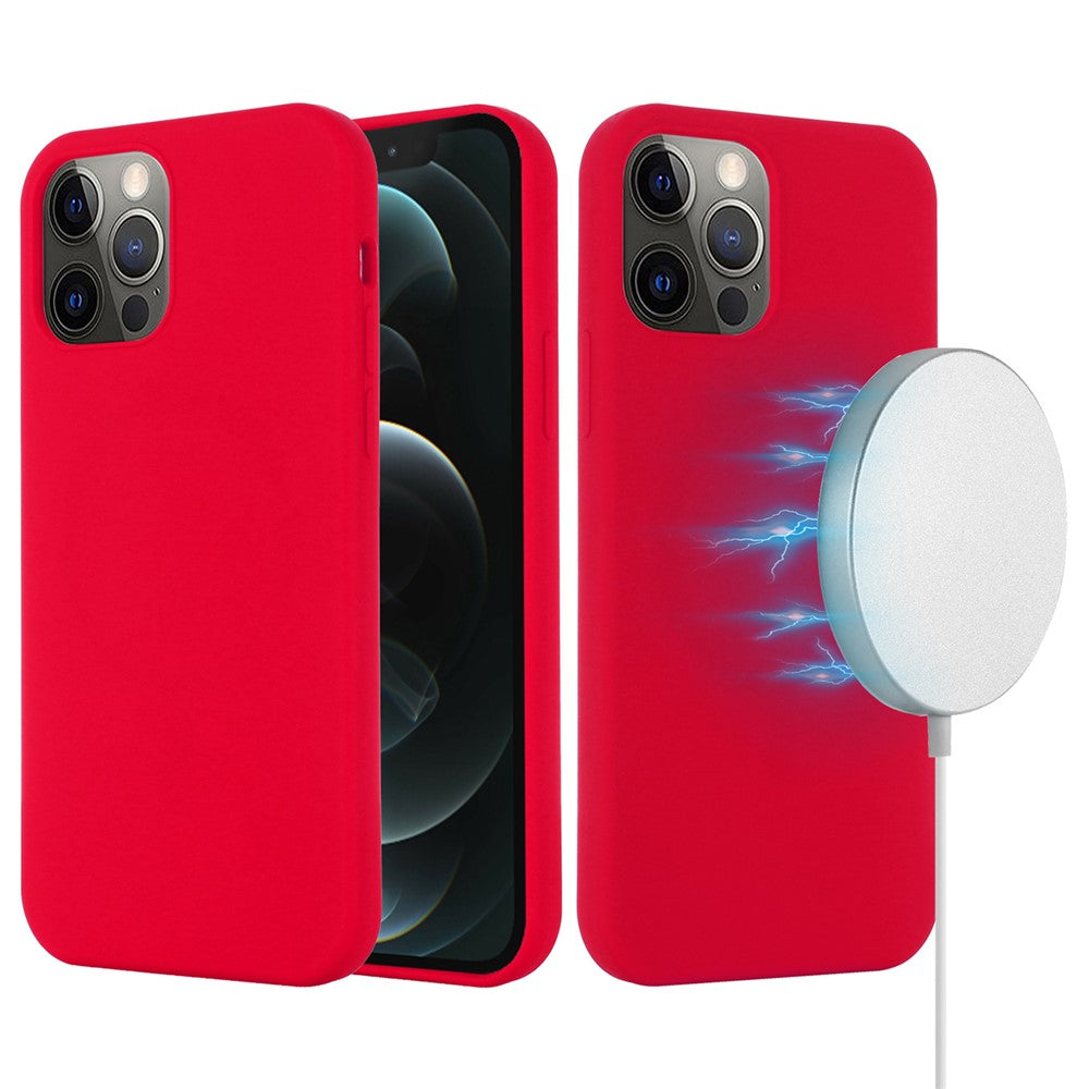 iPhone 12 / 12 Pro Magnetische Silikonhülle – Stoßfest