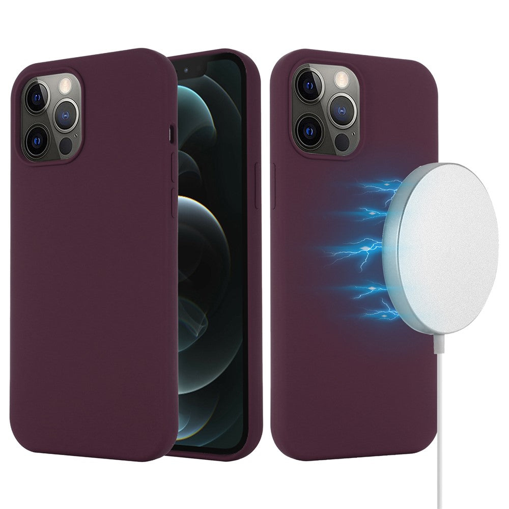 iPhone 12 / 12 Pro Magnetische Silikonhülle – Stoßfest