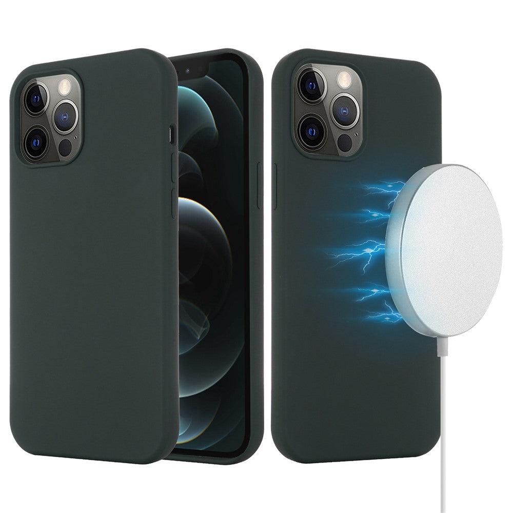 iPhone 12 / 12 Pro Magnetische Silikonhülle – Stoßfest