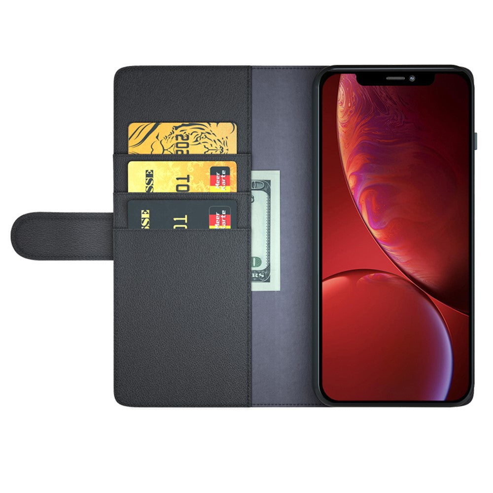 iPhone 13 Pro Max Echtleder Hülle mit Kartenfach