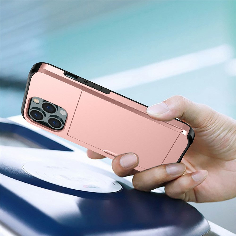iPhone 13 Pro Schiebekartensteckplatz-Hülle – Mit Kratzfestem Design