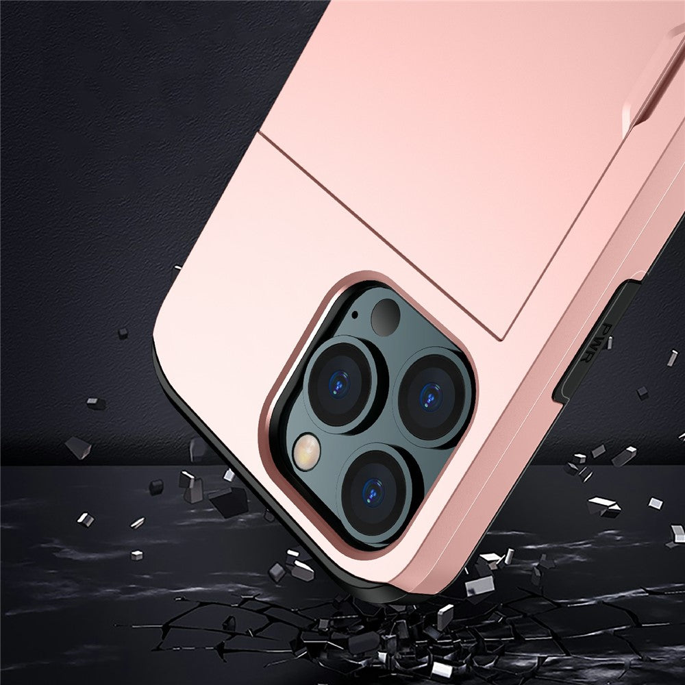 iPhone 13 Pro Schiebekartensteckplatz-Hülle – Mit Kratzfestem Design