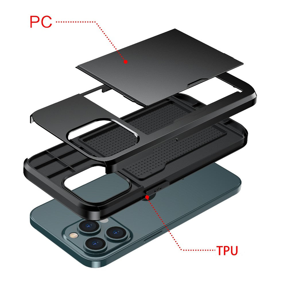 iPhone 13 mini Schiebekartensteckplatz-Hülle – Mit Kratzfestem Design