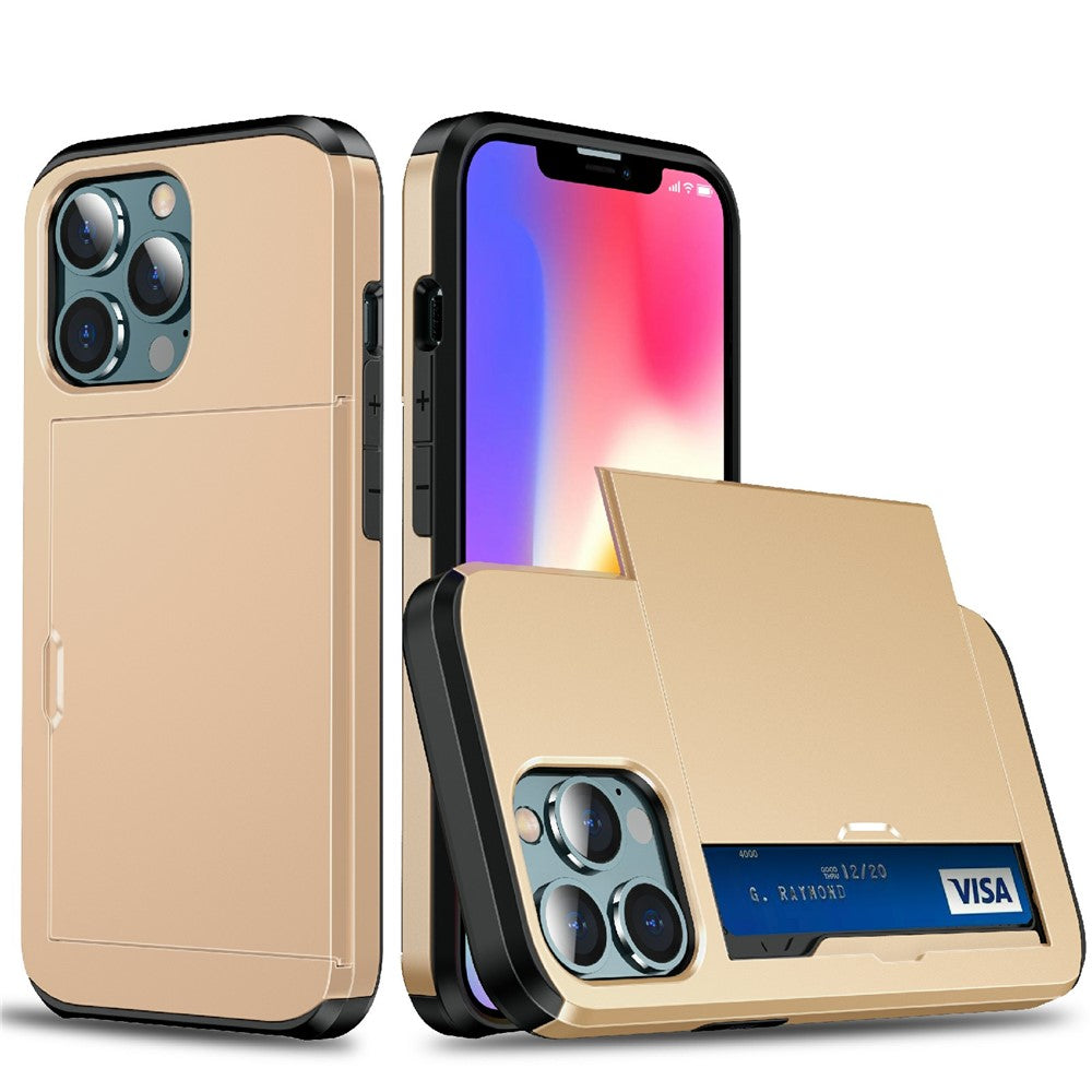 iPhone 13 Schiebekartensteckplatz-Hülle – Mit Kratzfestem Design