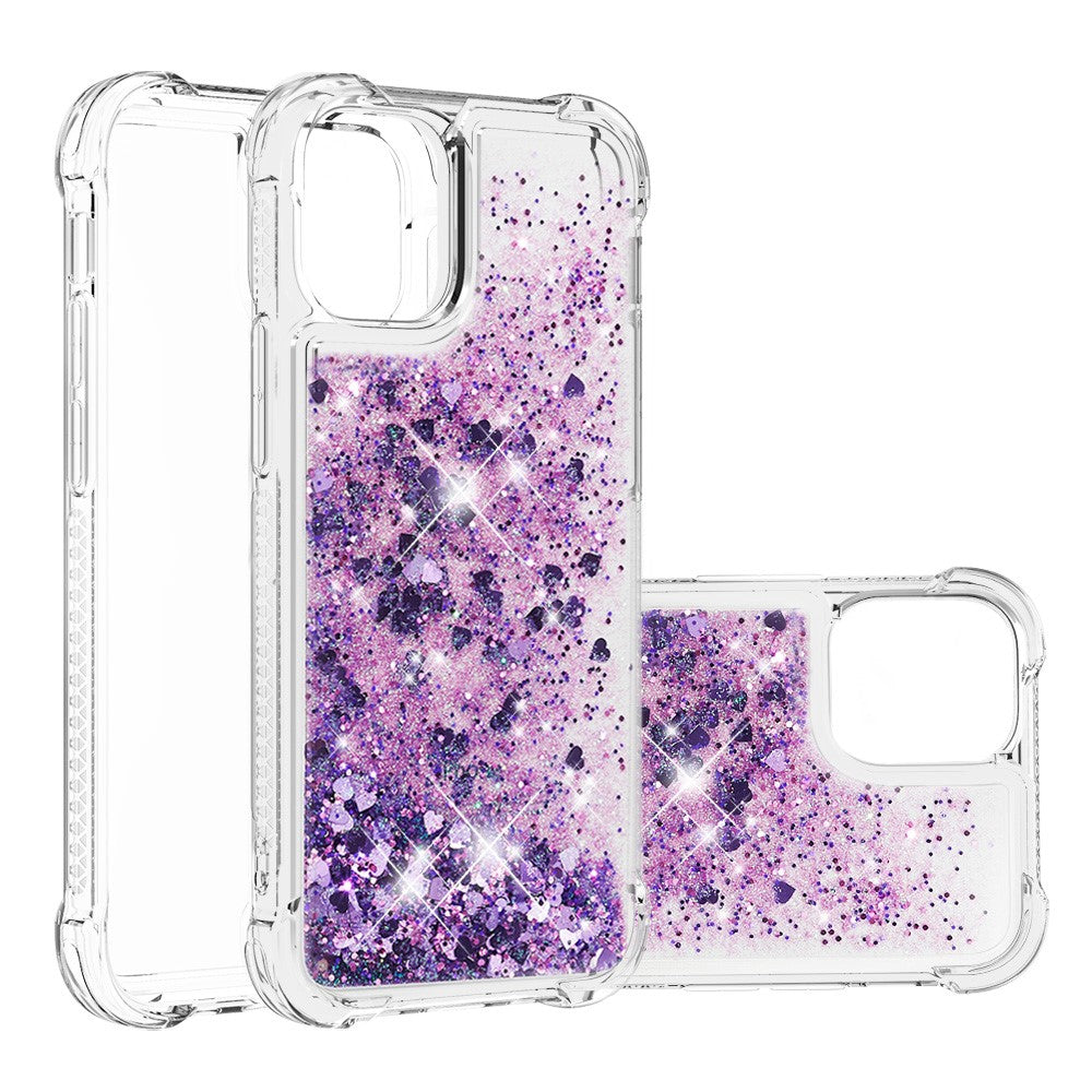 iPhone 13 mini Glitzer-Hülle – Stoßfest & mit Treibsand