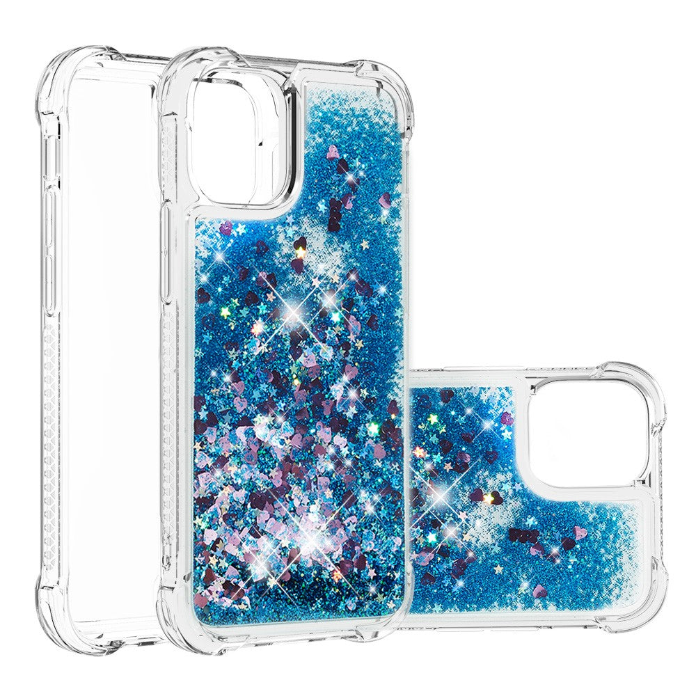 iPhone 13 Glitzer-Hülle – Stoßfest & mit Treibsand