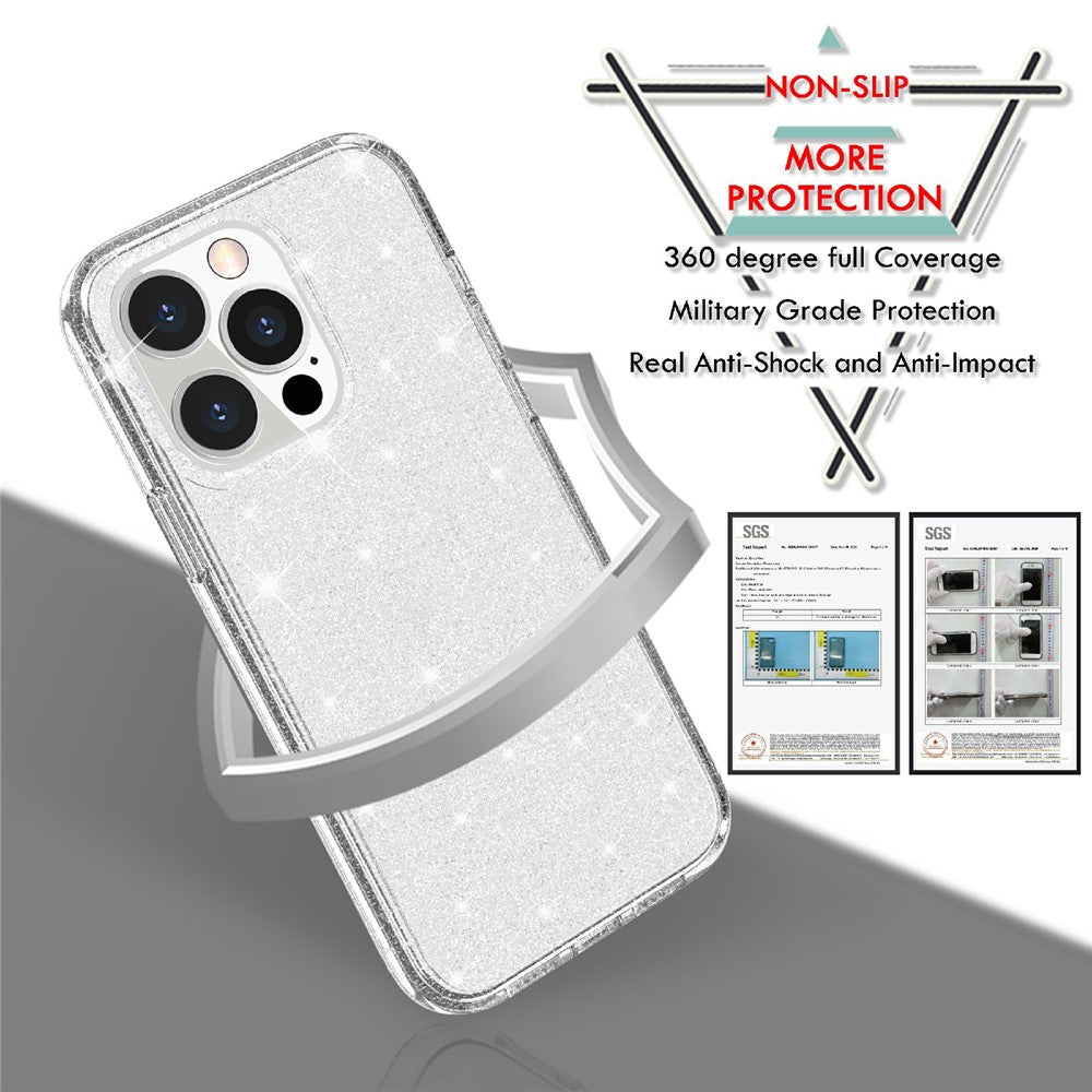 iPhone 13 Pro Max Glitter Hülle – Funkelnd, stoßfest & stylisch