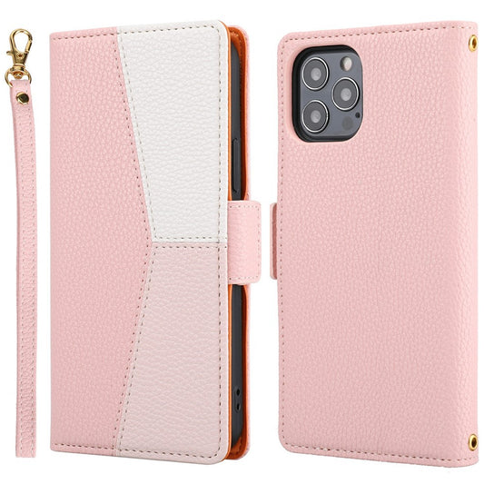 iPhone 13 Pro Wallet Hülle – Litchi-Textur