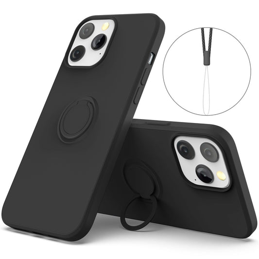 iPhone 13 Pro Silikonhülle – Leicht & Mit Schwenkring-Ständer