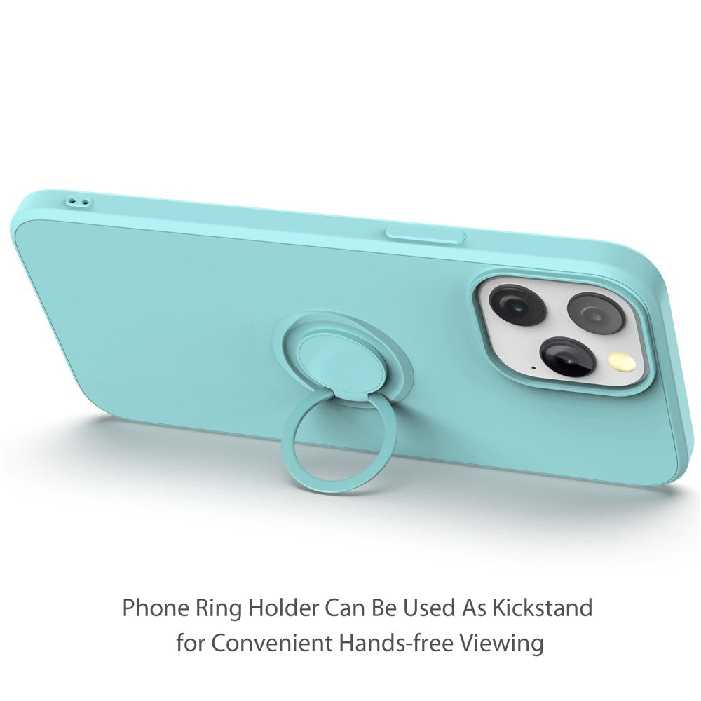 iPhone 13 Pro Silikonhülle – Leicht & Mit Schwenkring-Ständer