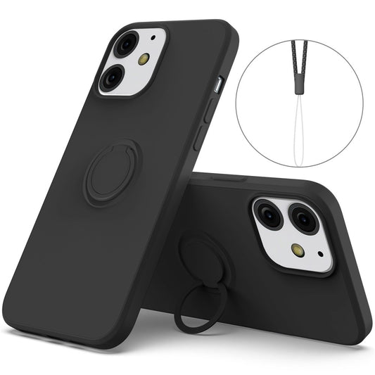 iPhone 13 Silikonhülle – Leicht & Mit Schwenkring-Ständer