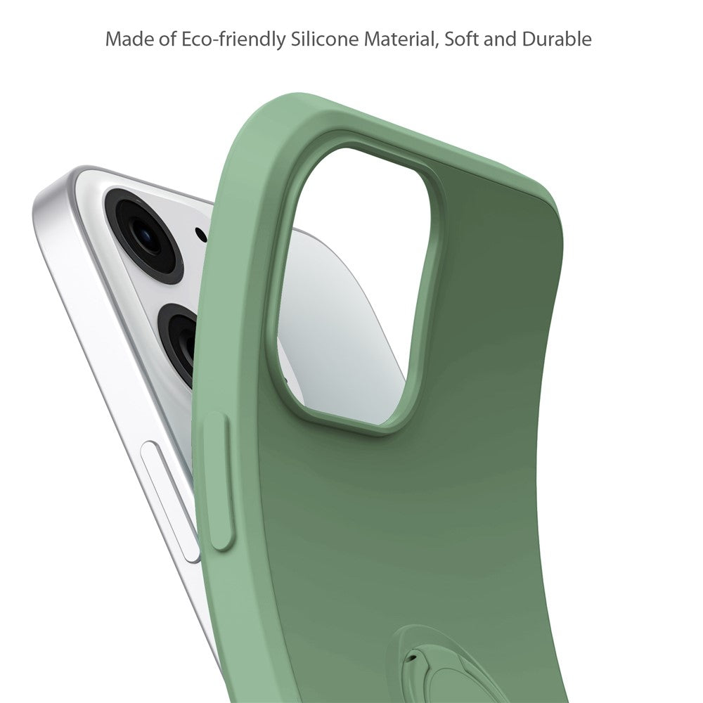 iPhone 13 mini Silikonhülle – Leicht & Mit Schwenkring-Ständer
